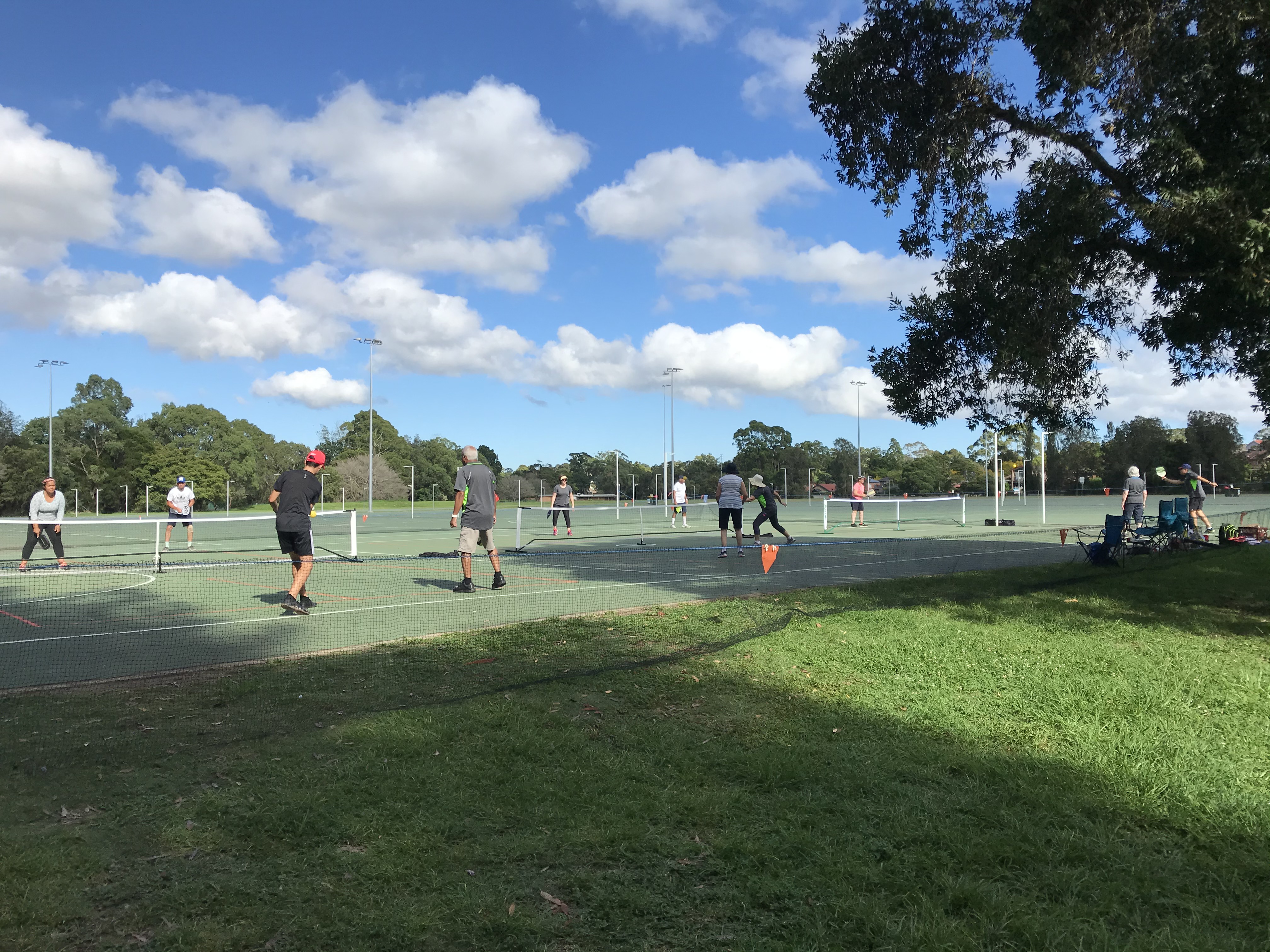 Meadowbank Park doubles game